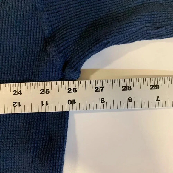 Ralph Lauren Chaps Mens Graphic Outdoor Adventure Cotton Waffle Long Sleeve SZ L - Picture 11 of 12